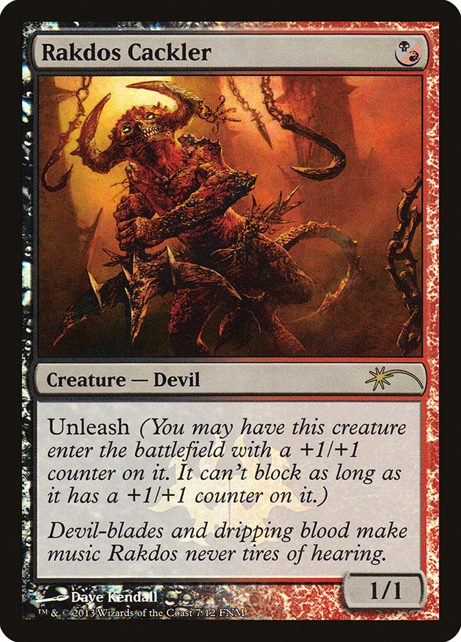 JAPANESE Rakdos Cackler [Friday Night Magic 2013]