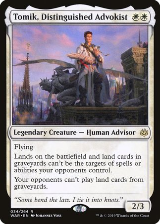 JAPANESE Tomik, Distinguished Advokist [War of the Spark]