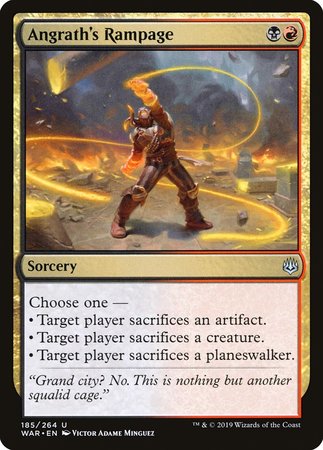 JAPANESE Angrath's Rampage [War of the Spark]