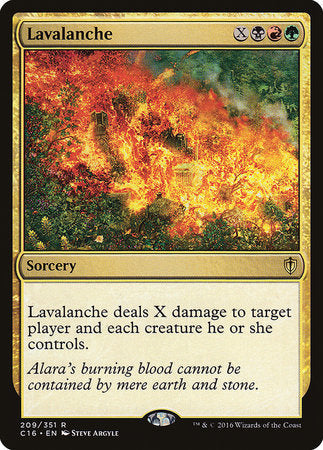 JAPANESE Lavalanche [Commander 2016]