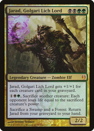 JAPANESE Jarad, Golgari Lich Lord [Duel Decks: Izzet vs. Golgari]
