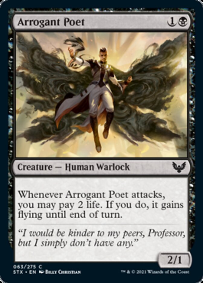 JAPANESE Arrogant Poet [Strixhaven: School of Mages]