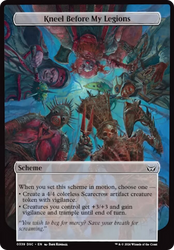 Kneel Before My Legions (Full Art) [Duskmourn: House of Horror Commander]