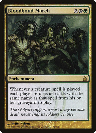 PORTUGUESE Bloodbond March [Ravnica: City of Guilds]