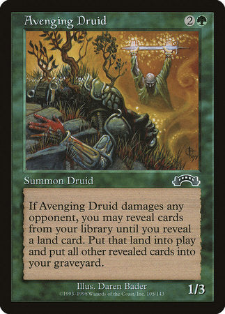 PORTUGUESE Avenging Druid [Exodus]