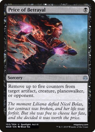 JAPANESE Price of Betrayal [War of the Spark]