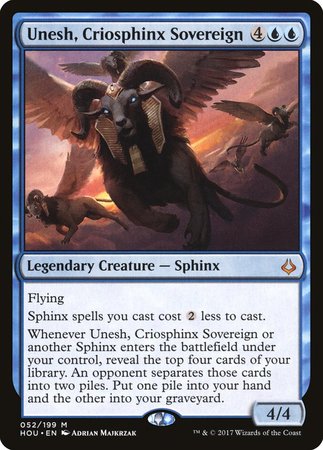 JAPANESE Unesh, Criosphinx Sovereign [Hour of Devastation]