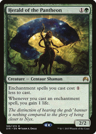PORTUGUESE Herald of the Pantheon [Magic Origins]