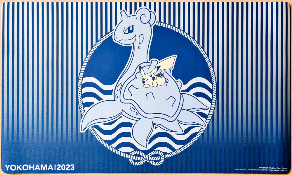 Lapras & Pikachu - Pokemon Center Exclusive - Pokémon World Championships Yokohama 2023 - [Pokémon Playmat]