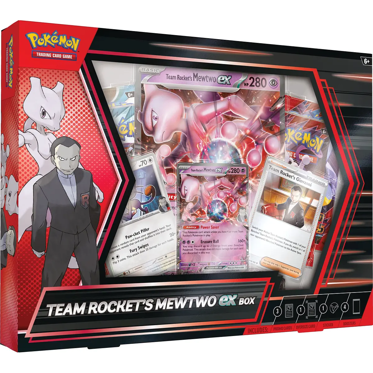 Pokemon TCG: Team Rocket's Mewtwo ex Box