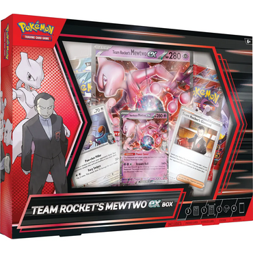Pokemon TCG: Team Rocket's Mewtwo ex Box