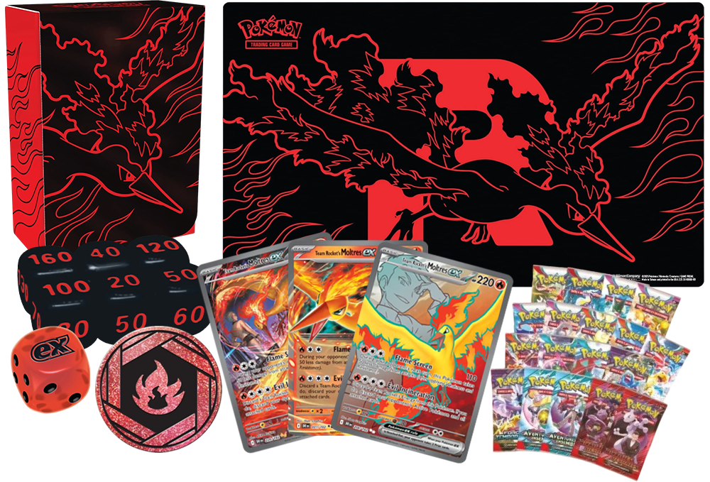 Pokemon: Team Rocket's Moltres ex: "Ultra-Premium Collection"