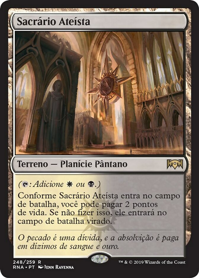 PORTUGUESE Godless Shrine [Ravnica Allegiance]