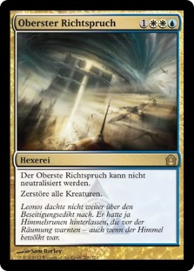 GERMAN Supreme Verdict [Return to Ravnica]