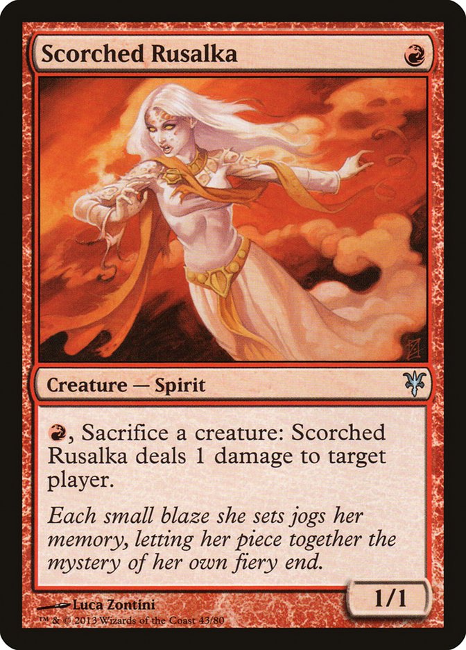 Scorched Rusalka [Duel Decks: Sorin vs. Tibalt] | Oasis Games Chile