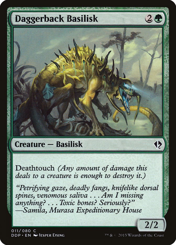 Daggerback Basilisk [Duel Decks: Zendikar vs. Eldrazi] | Oasis Games Chile