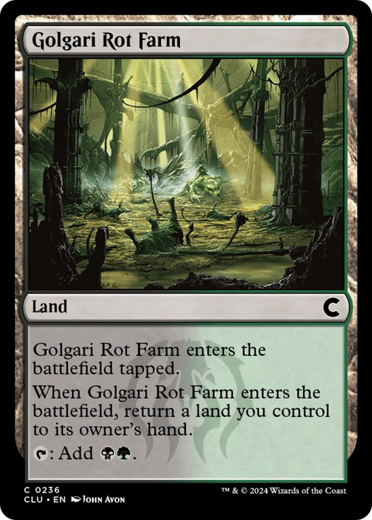 Golgari Rot Farm [Ravnica: Clue Edition]