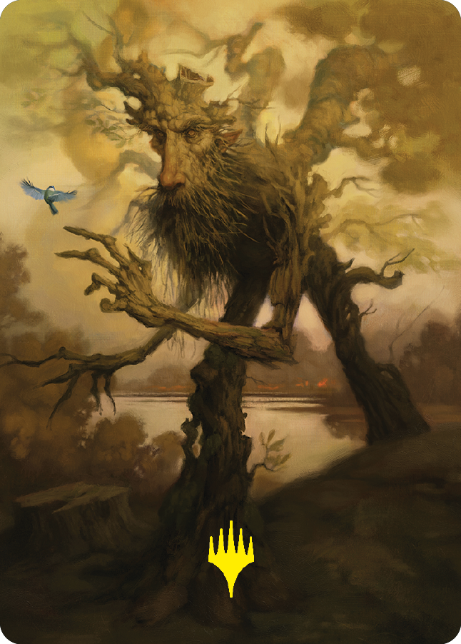 Treefolk Token Art Card (Gold-Stamped Signature) [The Lord of the Rings: Tales of Middle-earth Art Series]