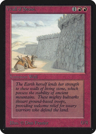 Wall of Stone [Limited Edition Alpha] | Oasis Games Chile