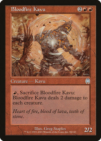 Bloodfire Kavu [Apocalypse] | Oasis Games Chile