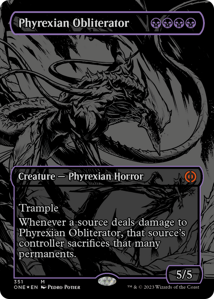 Phyrexian Obliterator (Oil Slick Raised Foil) [Phyrexia: All Will Be One]