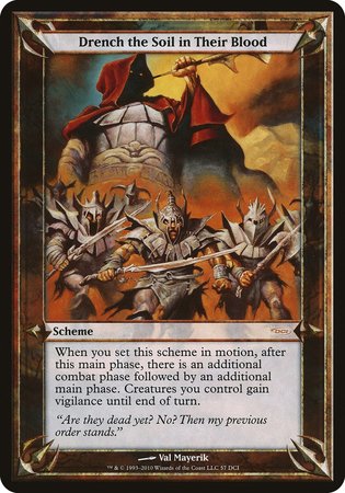 Drench The Soil In Their Blood (Oversized) [Promotional Schemes] | Oasis Games Chile