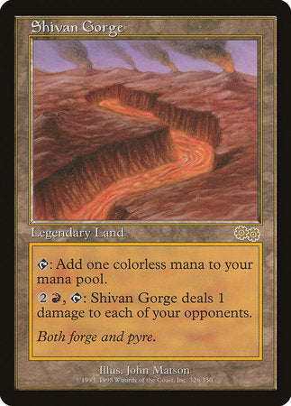 Shivan Gorge [Urza's Saga] | Oasis Games Chile