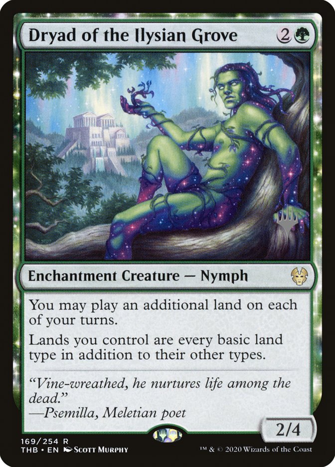 Dryad of the Ilysian Grove (Promo Pack) [Theros Beyond Death Promos]