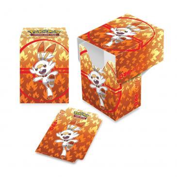 Sword and Shield Galar Starters Scorbunny Full View Deck Box for Pokémon