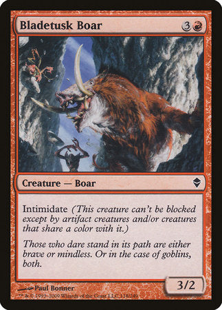 Bladetusk Boar [Zendikar] | Oasis Games Chile