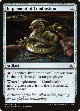Implement of Combustion [Aether Revolt] | Oasis Games Chile