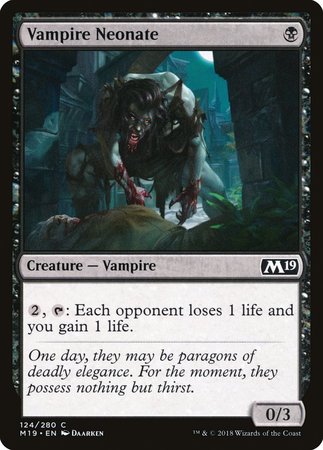 Vampire Neonate [Core Set 2019] | Oasis Games Chile
