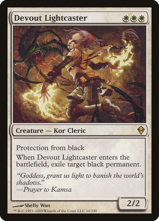 Devout Lightcaster [Zendikar] | Oasis Games Chile