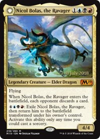 Nicol Bolas, the Ravager // Nicol Bolas, the Arisen [Core Set 2019 Promos]