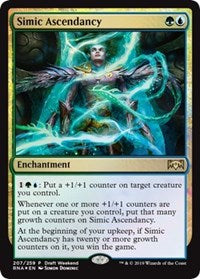Simic Ascendancy (Draft Weekend) [Ravnica Allegiance Promos]