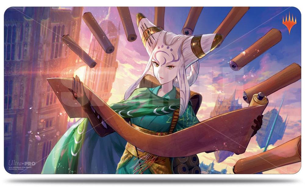 TAMIYO, COLLECTOR OF TALES (JP ALTERNATE ART) [WAR OF THE SPARK - PLAYMAT]