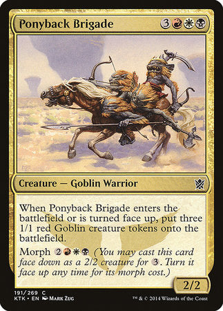 Ponyback Brigade [Khans of Tarkir] | Oasis Games Chile