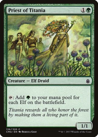 Priest of Titania [Commander Anthology] | Oasis Games Chile