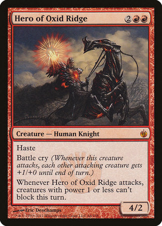 CHINESE Hero of Oxid Ridge [Mirrodin Besieged]