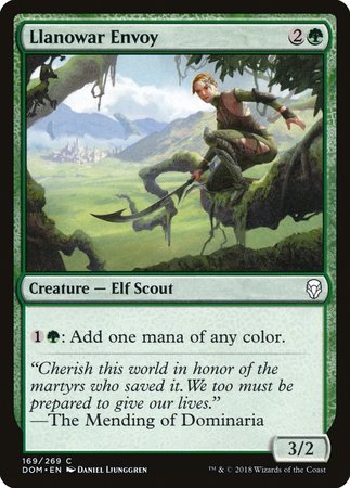 Llanowar Envoy [Dominaria] | Oasis Games Chile