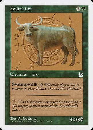 Zodiac Ox [Portal Three Kingdoms] | Oasis Games Chile