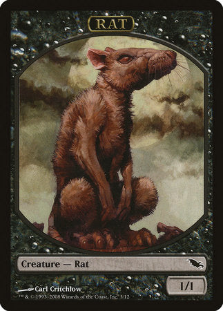 Rat Token [Shadowmoor Tokens] | Oasis Games Chile