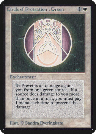 Circle of Protection: Green [Limited Edition Alpha] | Oasis Games Chile