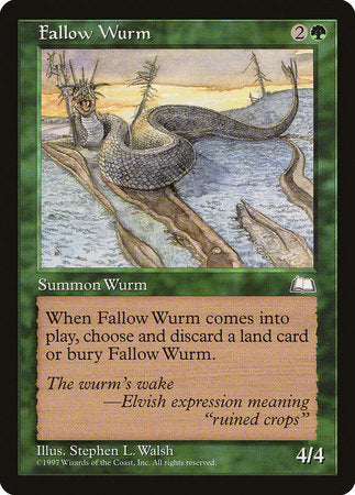 Fallow Wurm [Weatherlight] | Oasis Games Chile