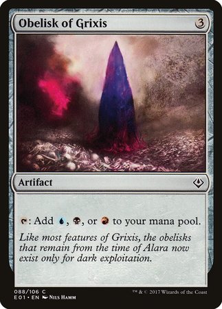 Obelisk of Grixis [Archenemy: Nicol Bolas] | Oasis Games Chile