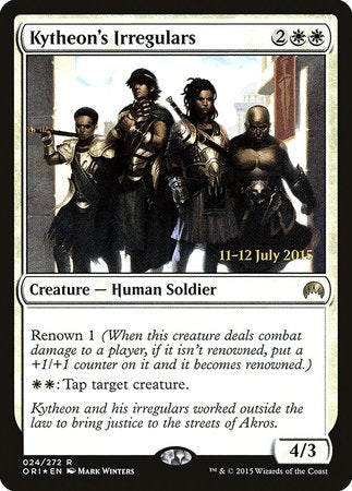 Kytheon's Irregulars [Magic Origins Promos] | Oasis Games Chile