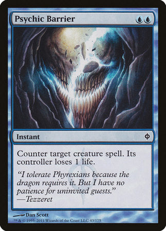 Psychic Barrier [New Phyrexia] | Oasis Games Chile