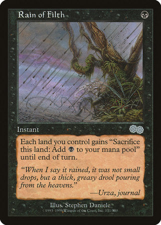 Rain of Filth [Urza's Saga] | Oasis Games Chile