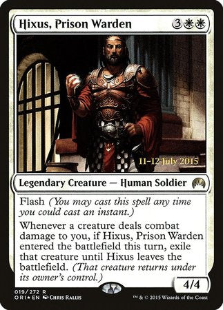 Hixus, Prison Warden [Magic Origins Promos] | Oasis Games Chile