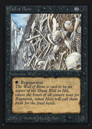 Wall of Bone (IE) [Intl. Collectorsâ€™ Edition]